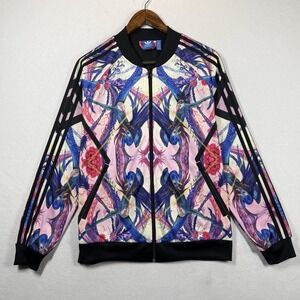 Adidas Originals Florera Optic Bloom Kaleidoscope Bird Track Jacket Womens Large